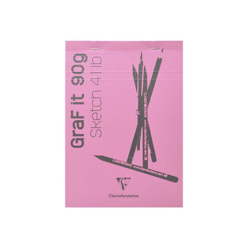 0000000004404-Clairefontaine Graf It - Carnet de croquis - 80 feuilles - A6 - 90 gr - blanc-P_79152918_3-2