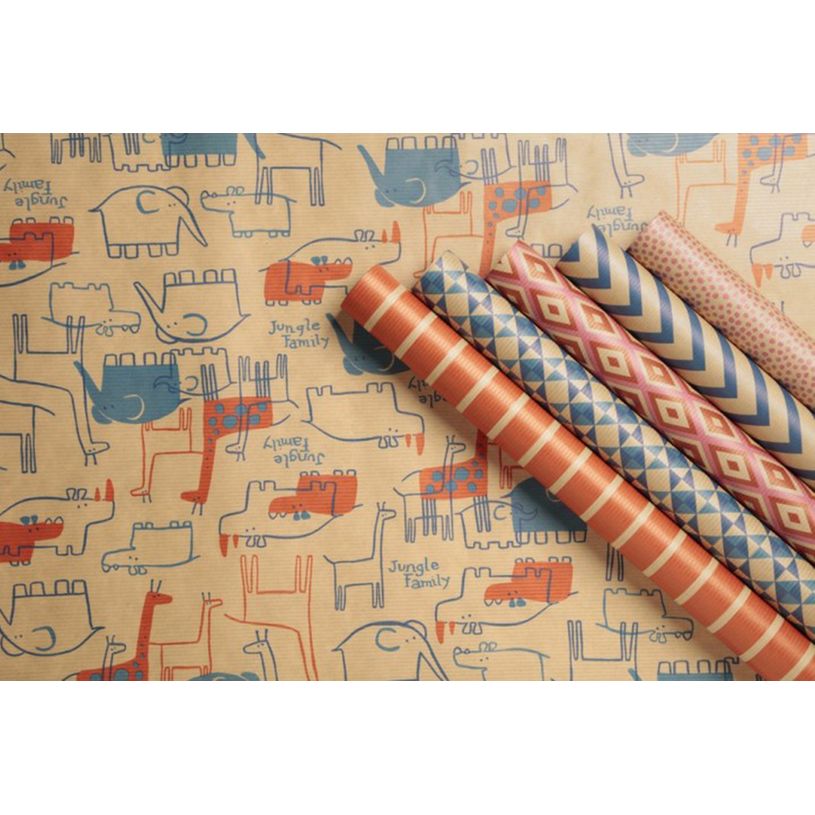 3065502236996-Clairefontaine - Papier cadeau kraft - 70 cm x 2 m - 60 g/m² - différents motifs disponib-P_79346423_1-0