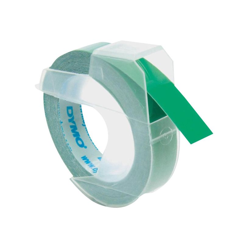 3350117089816-Dymo - Ruban d'étiquettes auto-adhésives 3D - 1 rouleau (9 mm x 3 m) - fond vert-P_79349078_2-0