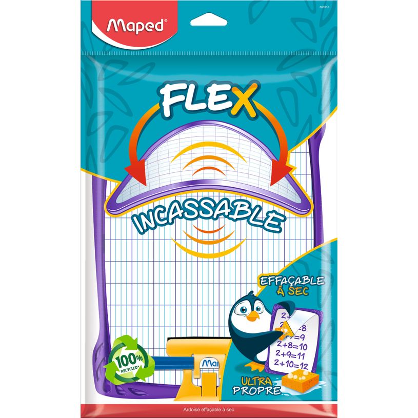 3154145835106-Maped - Kit ardoise blanche incassable - avec feutre et effaceur  - double face grands carreaux (seyes) - disponib-P_79351630_2-1