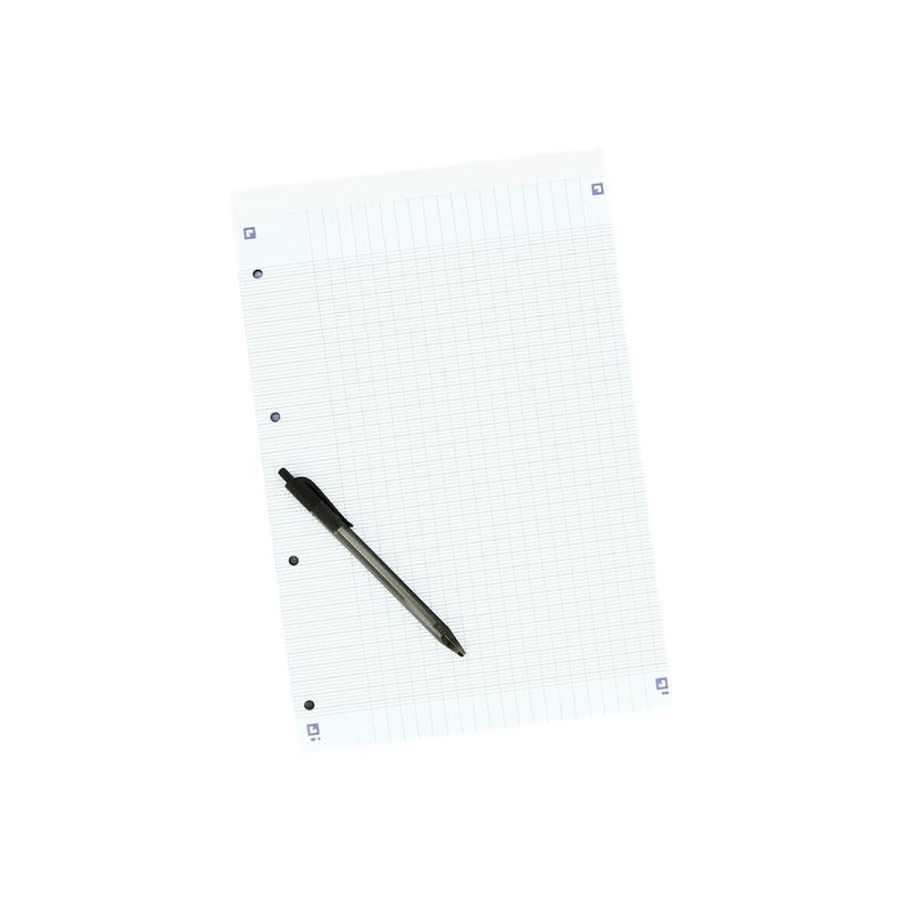 3020121069790-Oxford - Bloc notes - A4 + - 160 pages - grands carreaux - perforé - orange-P_79364061_4-2