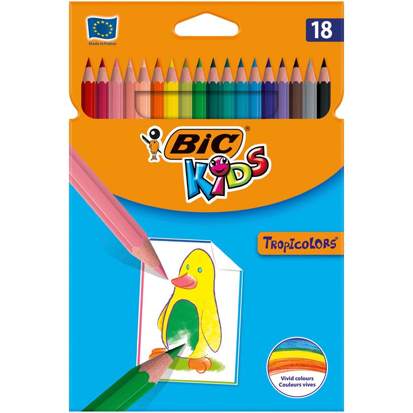 3270220020097-BIC Kids Tropicolors 2 - 18 Crayons de couleur-P_79367003_1-0