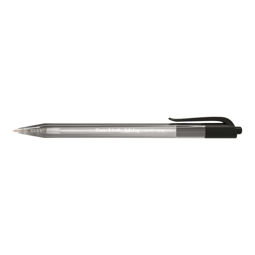 3501170957035-Paper Mate InkJoy 100 RT - Stylo à bille - noir - 1 mm - moyen - rétractable-P_79367981_1-0