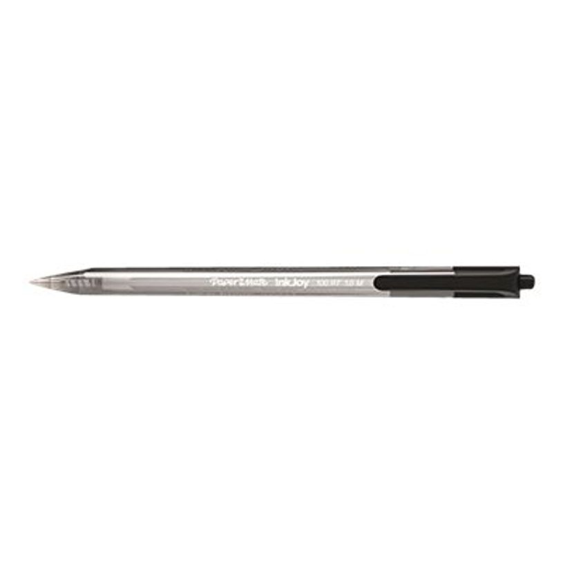 3501170957035-Paper Mate InkJoy 100 RT - Stylo à bille - noir - 1 mm - moyen - rétractable-P_79367981_2-1
