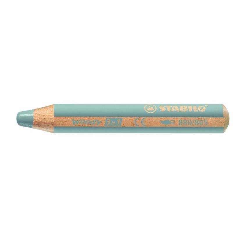 4006381183260-STABILO Woody 3 in 1 - Crayon de couleur pointe large - argent-P_79374478_3-0