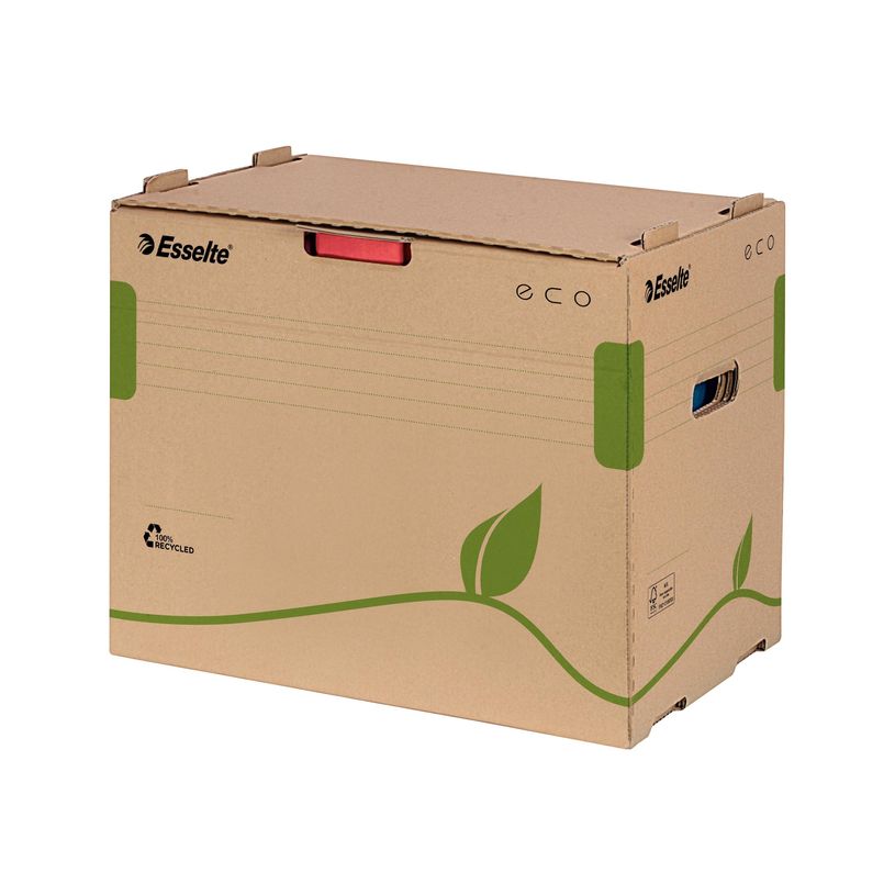 4049793026305-Esselte Eco - Conteneur pour 5 classeurs à levier - marron 100% recyclé-P_79375199_1-0