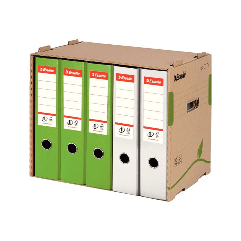 4049793026305-Esselte Eco - Conteneur pour 5 classeurs à levier - marron 100% recyclé-P_79375199_2-1