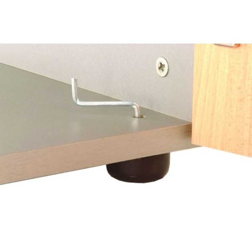2012348123899-Armoire basse IDRA/DUAL - H72 x L80 x P47 - 2 portes - Corps alu - Dessus et portes imitati-P_79377111_5-4