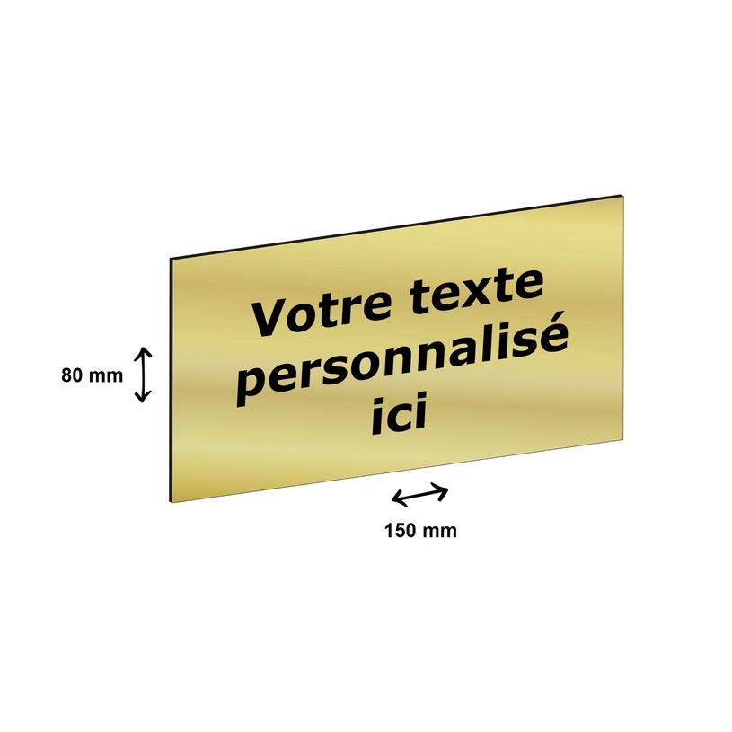2012348178523-Plaque personnalisée avec votre texte - 150 x 80 mm - dorée - adhésivée prête à poser-P_79384195_1-0