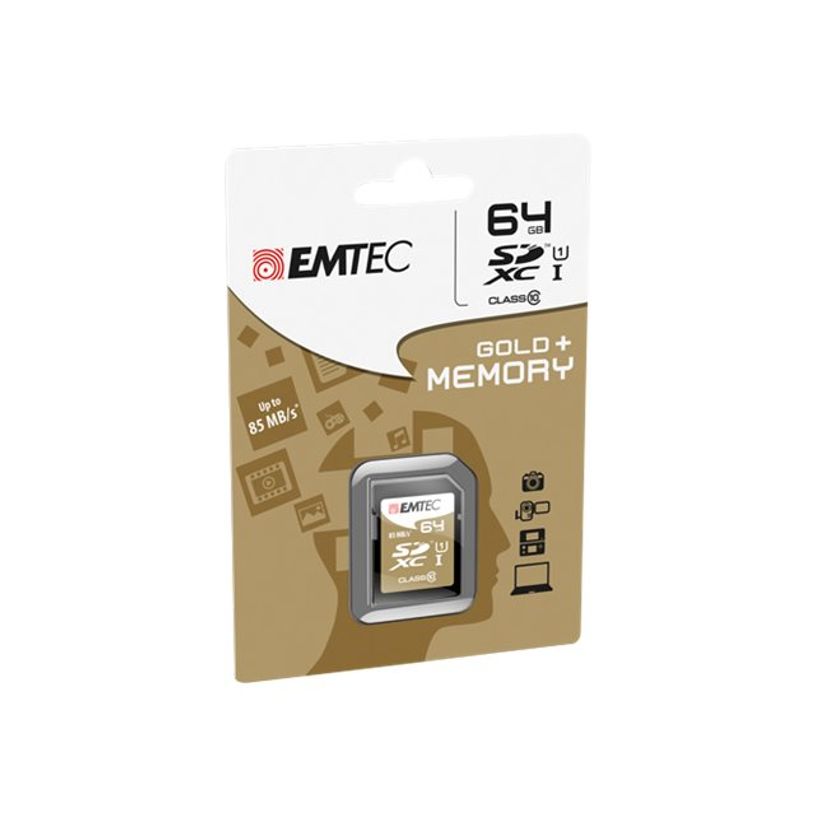 3126170142092-Emtec Elite Gold - carte mémoire 64 Go - Class 10 - SDXC UHS-I U1-P_79384538_2-1