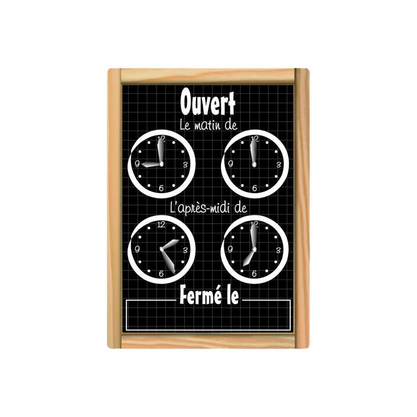3462620024779-Bequet - Panneau horaires "écolière" - 24 x 16 cm-P_79390159_1-0