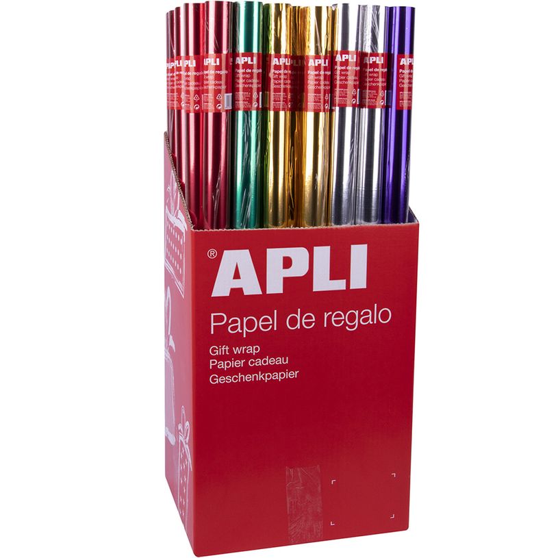8410782136439-Apli Agipa - Papier cadeau métallisé - 70 cm x 2 m - or-P_79392887_1-0