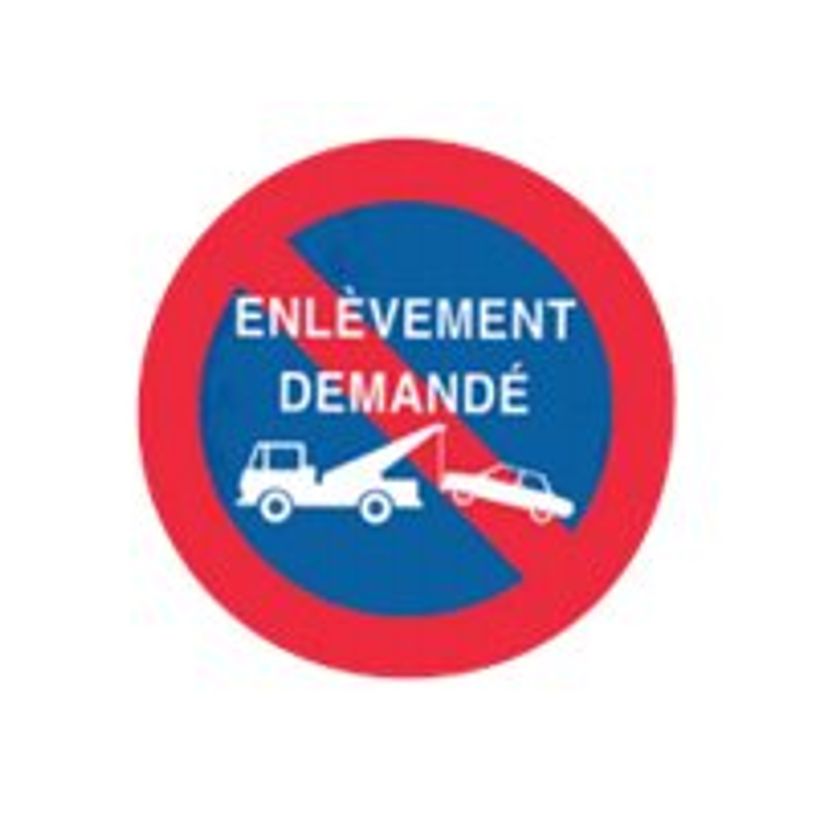 8711234127877-Pickup - Pictogramme rond - Pas de parking-Enlèvement demandé - 180 mm-P_79396277_1-0