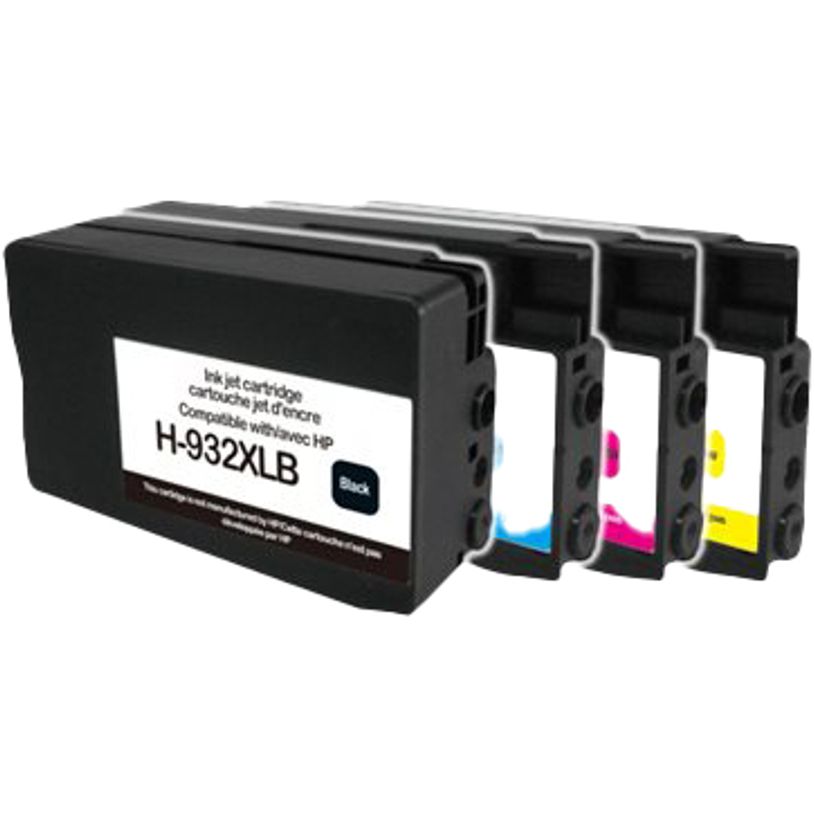 3584770891015-Cartouche compatible HP 932XL/933XL - pack de 4 - noir, cyan, magenta, jaune - Uprint-P_79397336_1-0