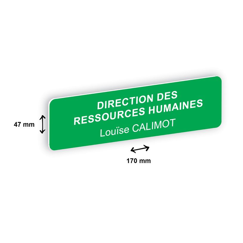 2012349936405-Plaque de porte personnalisée avec votre texte - 170 x 47 mm - verte - adhésivée prête -P_79402705_2-1