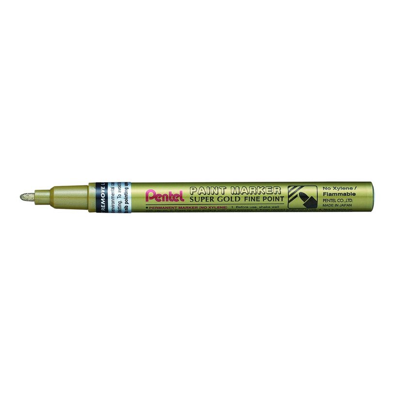 0884851016867-Pentel Paint Super - Marqueur permanent - pointe fine - or-P_79402854_1-0