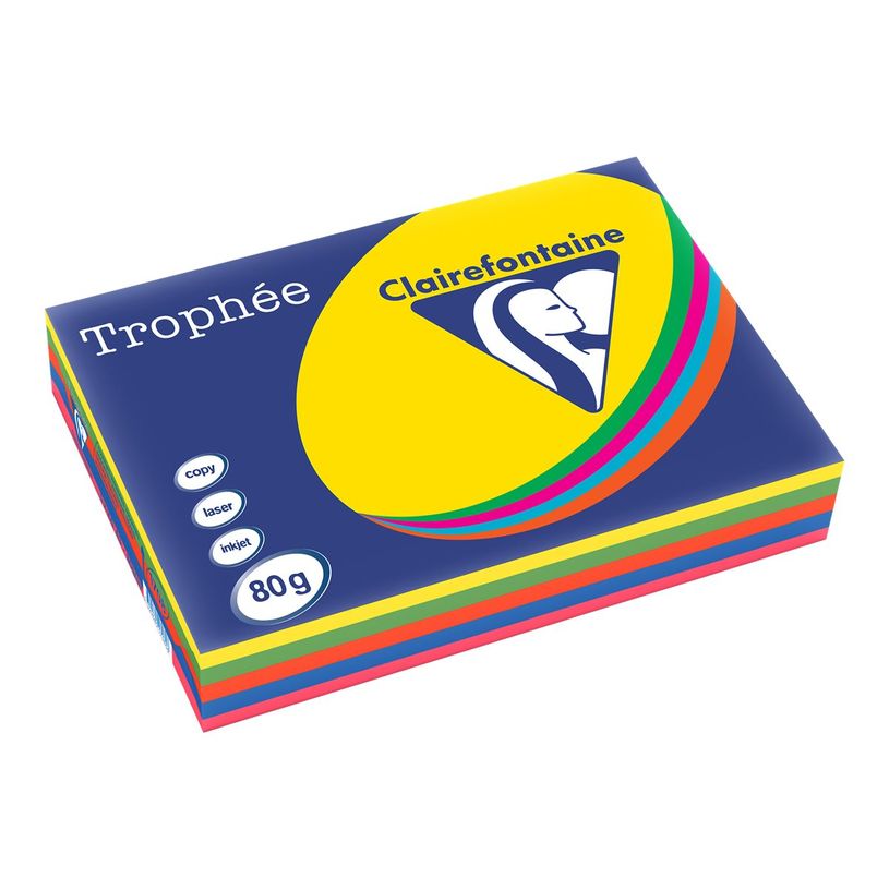0400794032735-Clairefontaine Trophée - Papier couleur - A3 (297 x 420 mm) - 80 g/m² - Ramette de 500 fe-P_79403273_1-0
