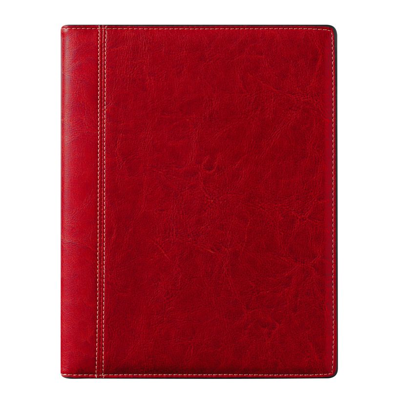 5412303142519-Agenda spiralé Palermo Optivision - 1 semaine sur 2 pages - 17 x 22 cm - rouge - Brepols-P_79407912_1-0