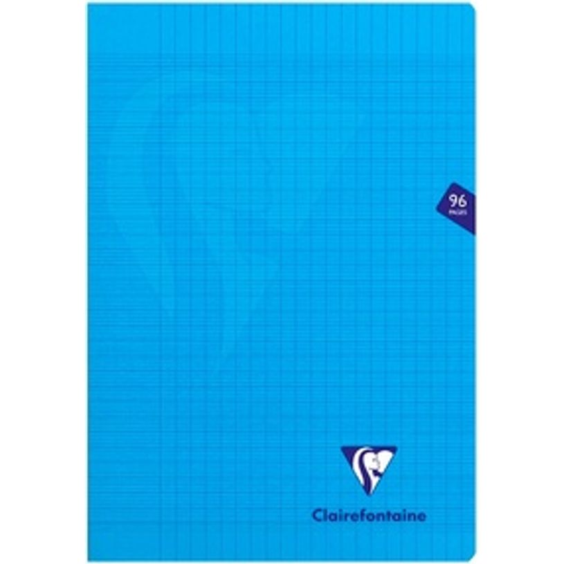 3329683231615-Clairefontaine Mimesys - Cahier polypro A4 (21x29,7 cm) - 96 pages - grands carreaux (Seyes-P_79409493_1-0