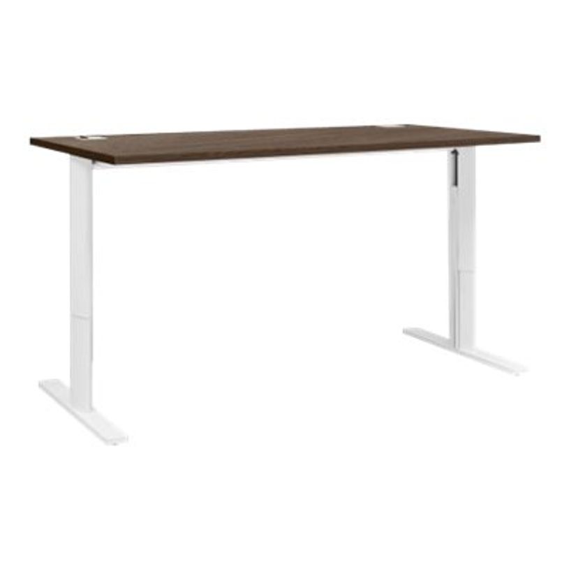 2012349337301-Bureau - YES ! - 120 cm - pieds ajustables blancs - Chêne royal-P_79409744_1-0