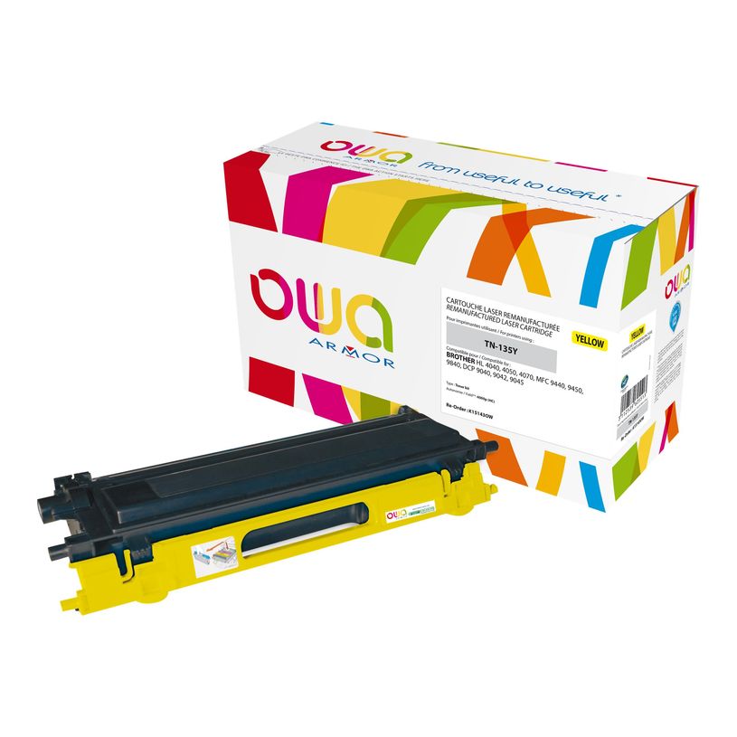 3112539605513-Cartouche laser compatible Brother TN135 - jaune - Owa K15143OW-P_79410690_1-0