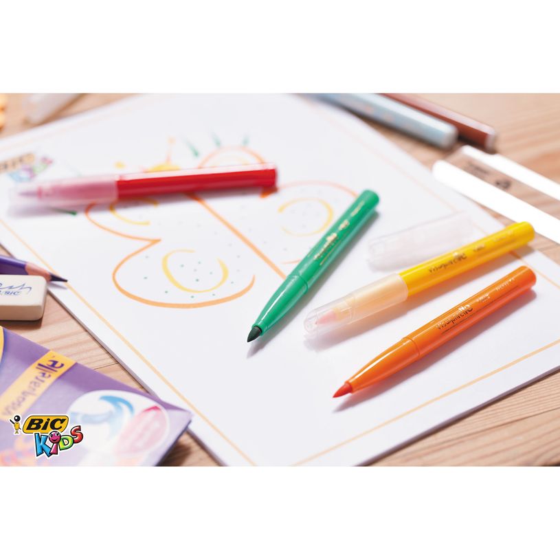3270220001553-BIC Kids Visaquarelle - 10 Feutres - pointe pinceau-P_79412022_6-4