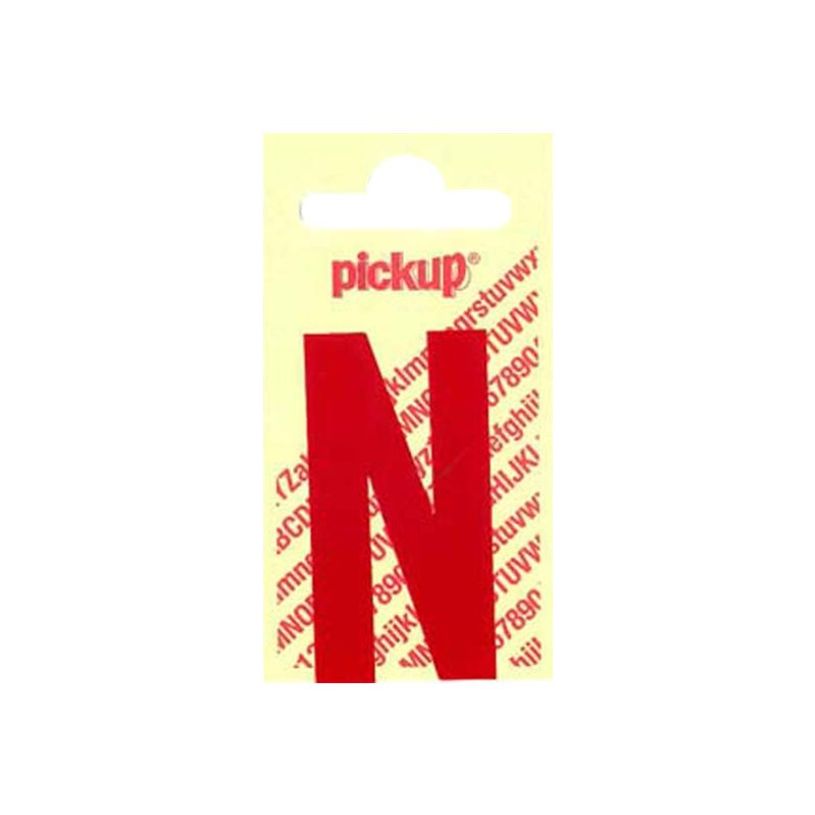 8711234243133-Pickup - Étiquette autocollante - 150 mm - Lettre N - rouge brillant-P_79413095_1-0