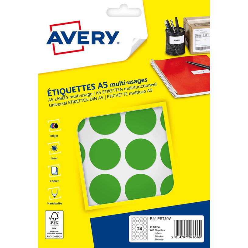 5014702026669-Avery - Etui A5 - 240 Pastilles adhésives - vert - diamètre 30 mm-P_79413532_1-0