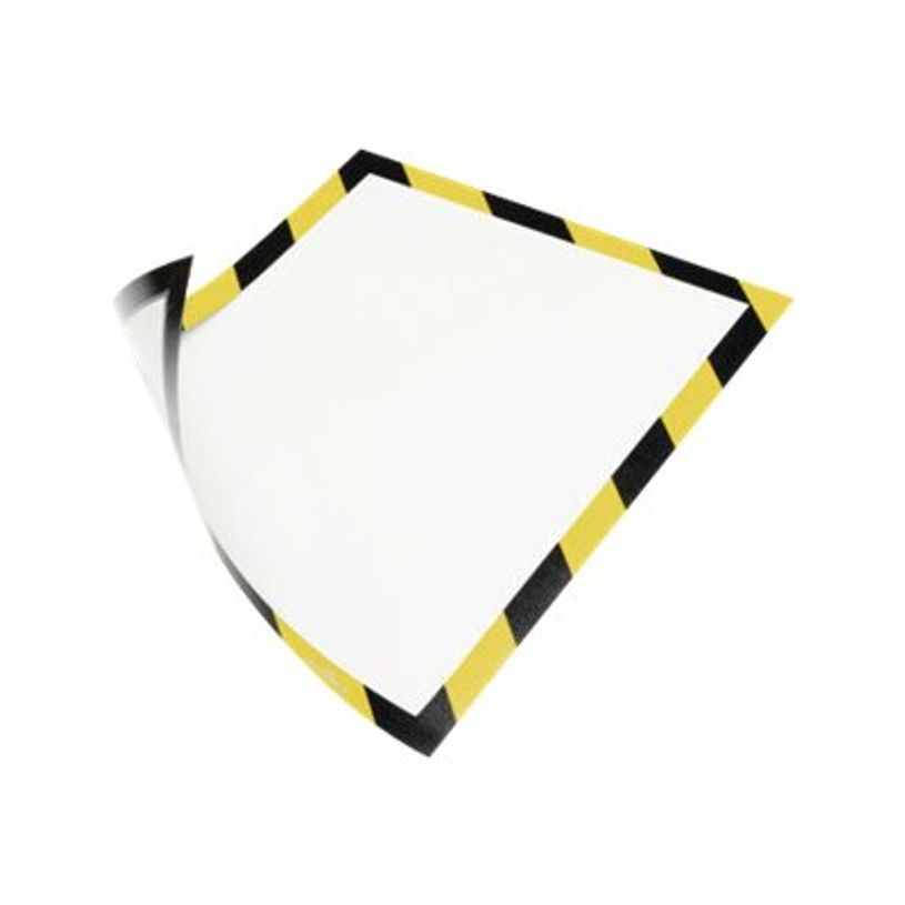 4005546406572-Durable Duraframe Magnetic Security - Cadre d'affichage magnétique bicolore - A4 - jaune/n-P_79415383_4-3