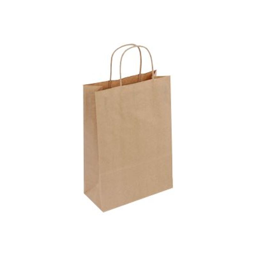 2130858304895-50 Sacs cadeau kraft - poignées torsadées - 35 cm x 14 cm x 40 cm - brun-P_79415606_1-0