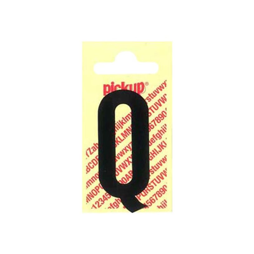 2012349362242-Pickup - Étiquette autocollante - 90 mm - Lettre Q - noir mat-P_79418011_1-0