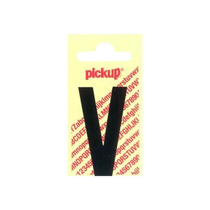 2012349362341-Pickup - Étiquette autocollante - 90 mm - Lettre V - noir mat-P_79418016_1-0