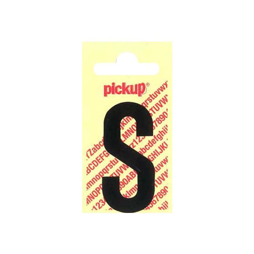 2012349362921-Pickup - Étiquette autocollante - 150 mm - Lettre S - noir mat-P_79418045_1-0