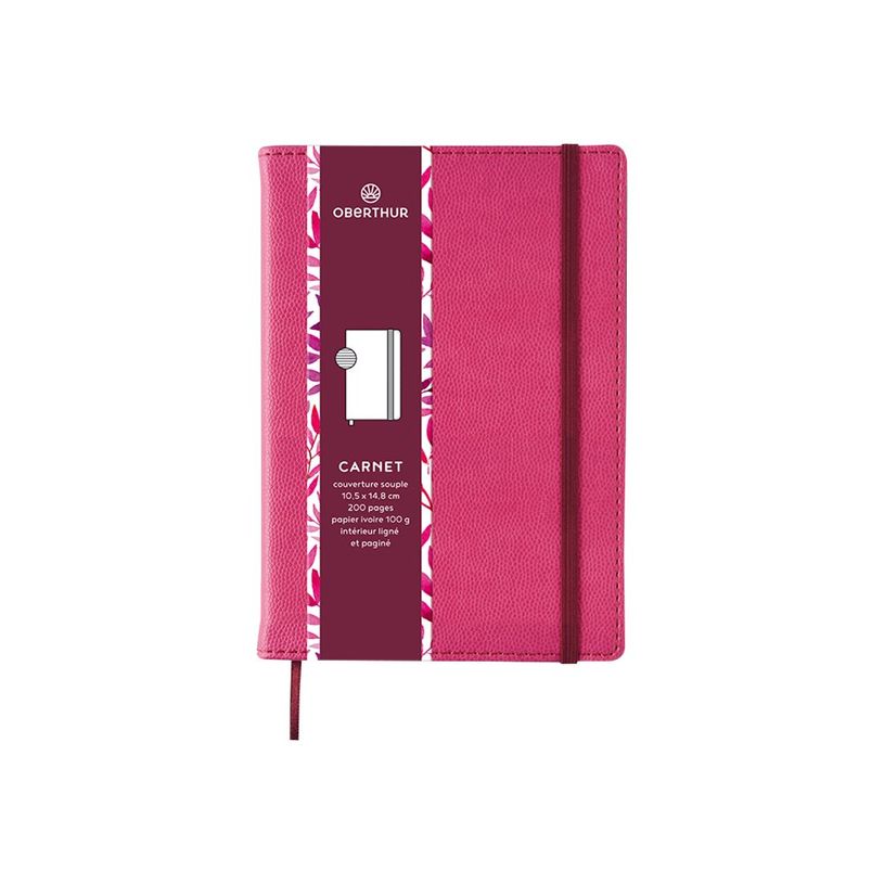 3108724521096-Oberthur Carmen - Carnet de notes A6 - rose-P_79419211_1-0