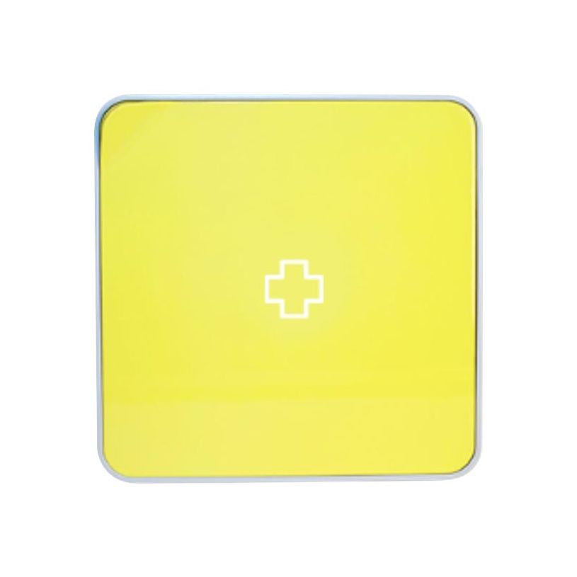 3660141947847-Armoire à pharmacie MultiBox - 32 x 32 x 7 cm - 4 étagères - jaune-P_79420021_1-0
