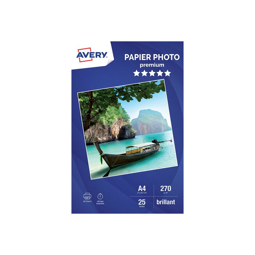 3266550176283-Avery - Papier Photo brillant - A4 - 270 g/m² - impression jet d'encre - 25 feuilles-P_79421787_2-0
