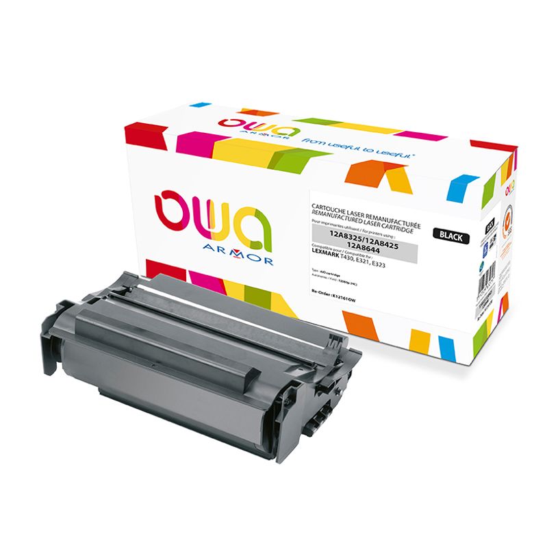 3112539632717-Cartouche laser compatible Lexmark 12A8425 - noir - Owa K12161OW-P_79423711_1-0