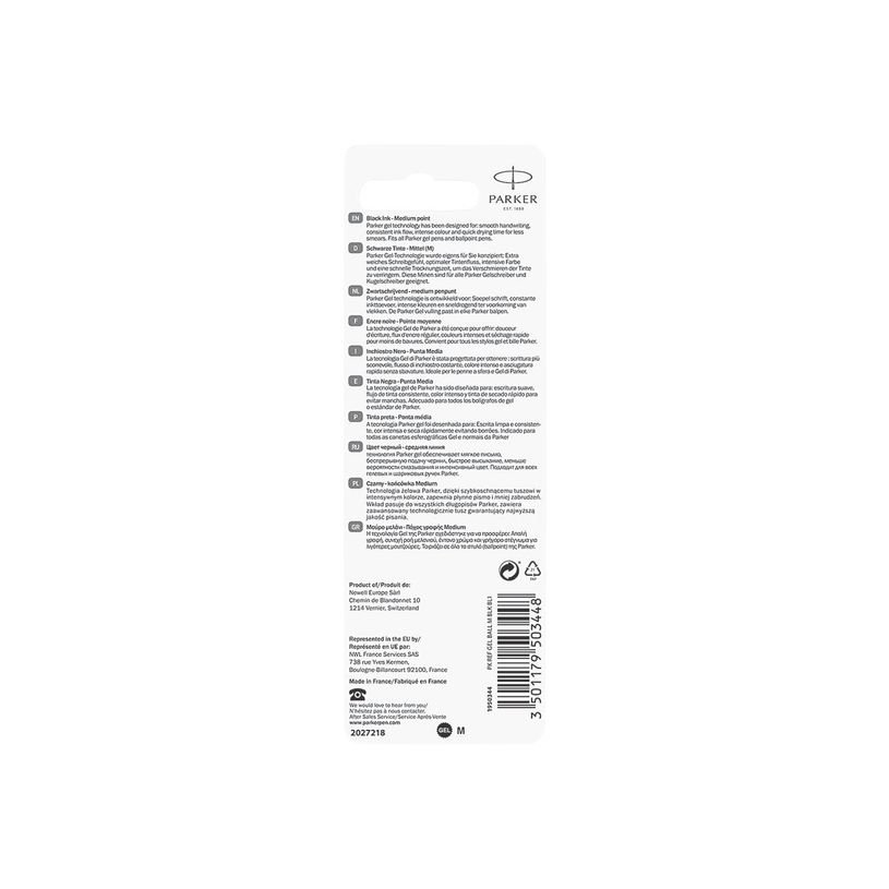 3501179503448-Parker - Recharge pour stylo bille - noir - encre gel-P_79425928_2-2