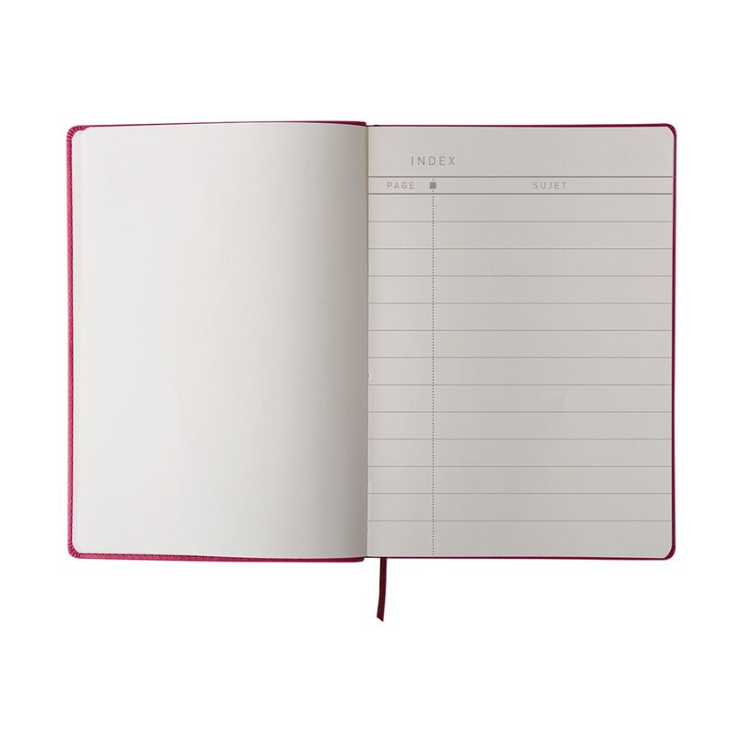 3108724521171-Oberthur Carmen - Carnet de notes souple A6 - uni - rose-P_79429901_3-4