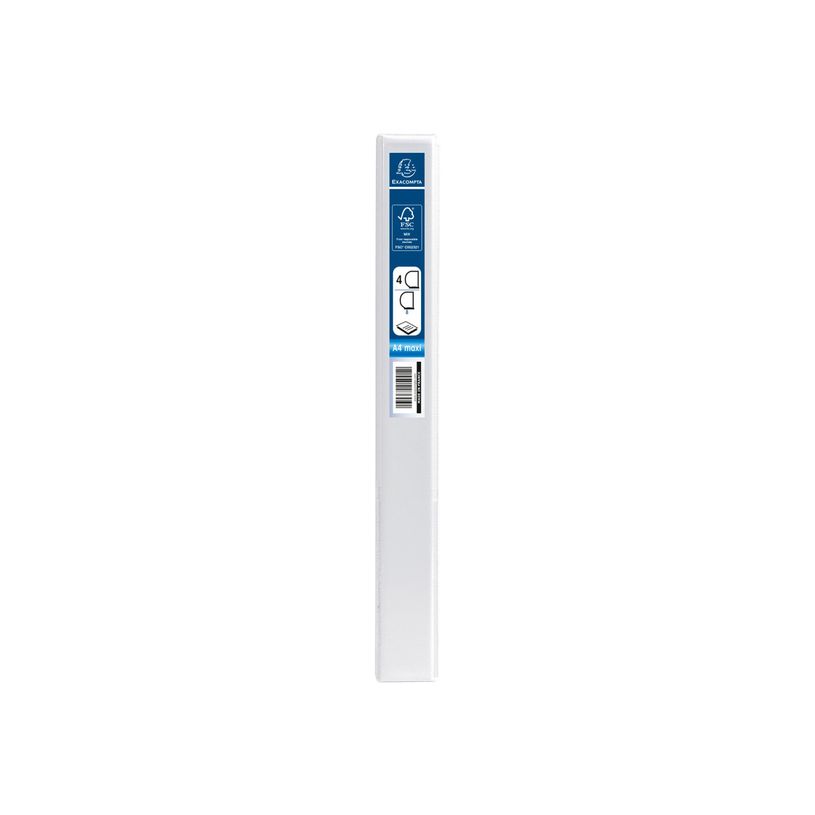3130639518403-Exacompta Kreacover - Classeur à anneaux personnalisable - Dos 34 mm - A4 Maxi - blanc - 3-P_79430127_4-3
