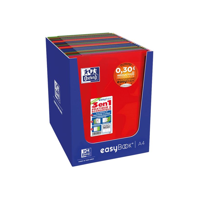 3020120119922-Oxford Easy Book - Cahier polypro A4 (21x29,7 cm) - 96 pages - grands carreaux (Seyes) - disponib-P_79430139_3-2