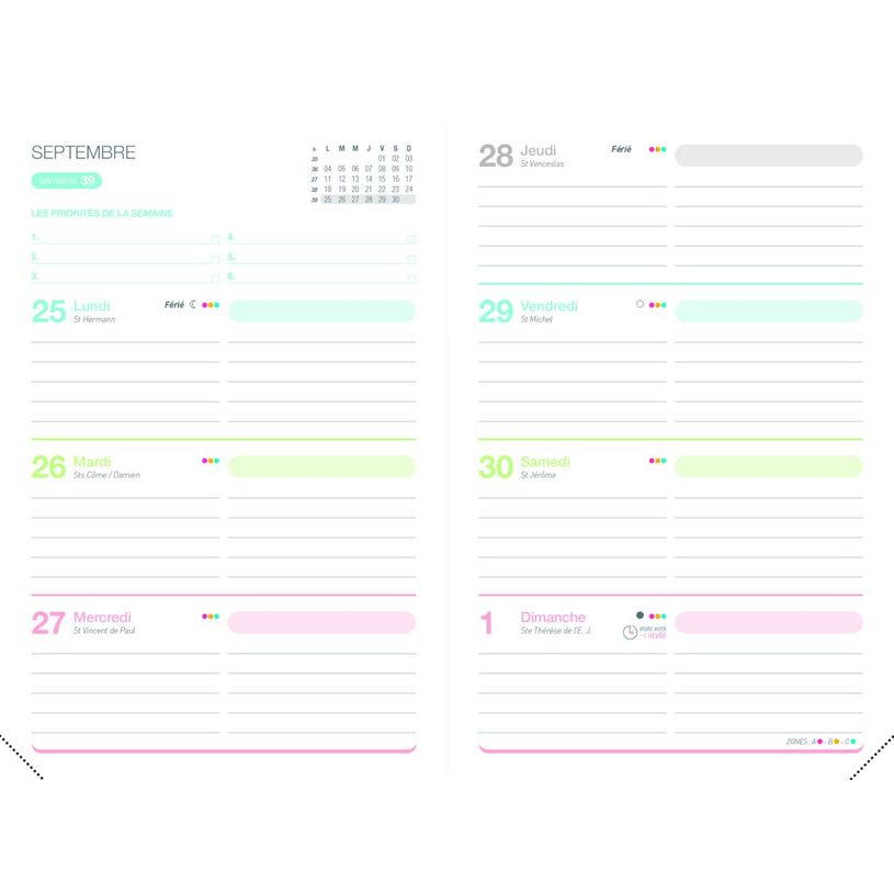 3147280087523-Agenda à élastique Lecas Graphics - 16 Mois - 1 semaine sur 2 pages - 10 x 15 cm - disponi-P_79431255_8-5