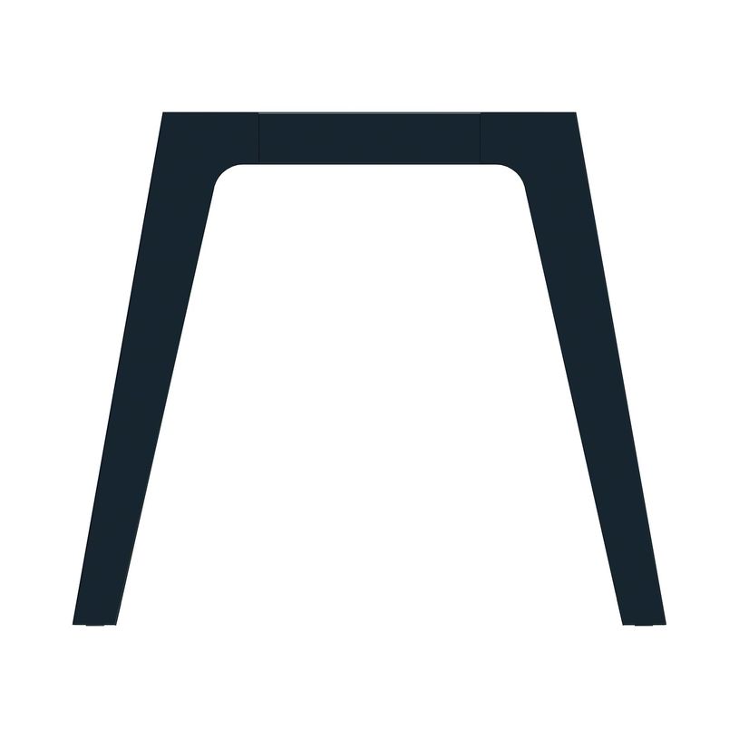 3253310161986-Bureau simple STEELY - L140 cm - Pieds carbone - plateau imitation Hêtre-P_79432479_2-1