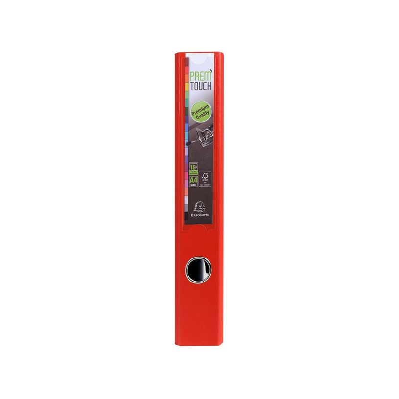 3130630531456-Exacompta Prem'Touch - Classeur à levier - Dos 50 mm - A4 Maxi - pour 400 feuilles - rouge-P_79433234_2-1