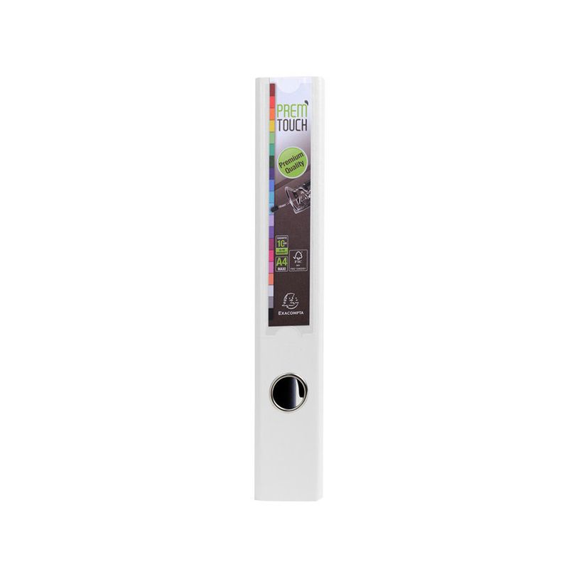 3130630531487-Exacompta Prem'Touch - Classeur à levier - Dos 50 mm - A4 Maxi - pour 400 feuilles - blanc-P_79433236_2-1