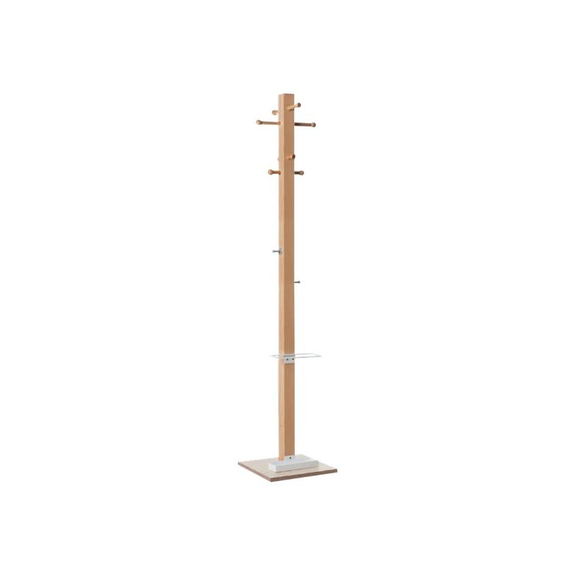 3660141260366-Porte-manteau avec porte parapluie EASYCLOTH - model B - blanc-P_79433463_1-0