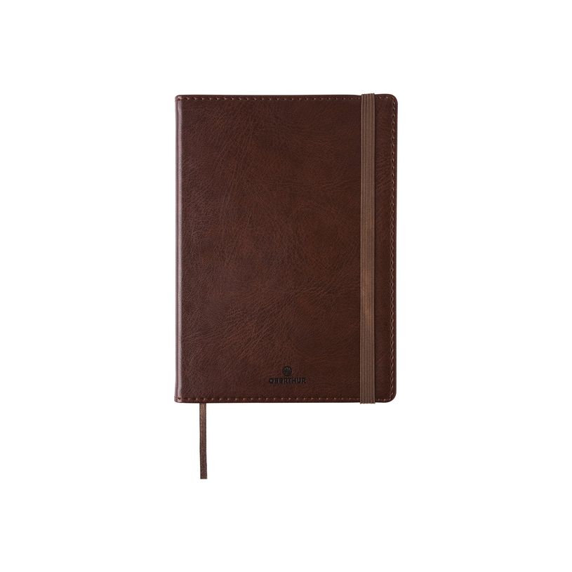 3108724524110-Oberthur Balthazar - Carnet de notes souple A6 - ligné - brun-P_79433593_2-0