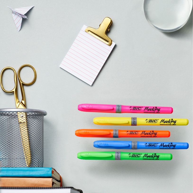 0070330330986-BIC Marking Highlighter Grip - Surligneur - vert-P_79433940_4-3