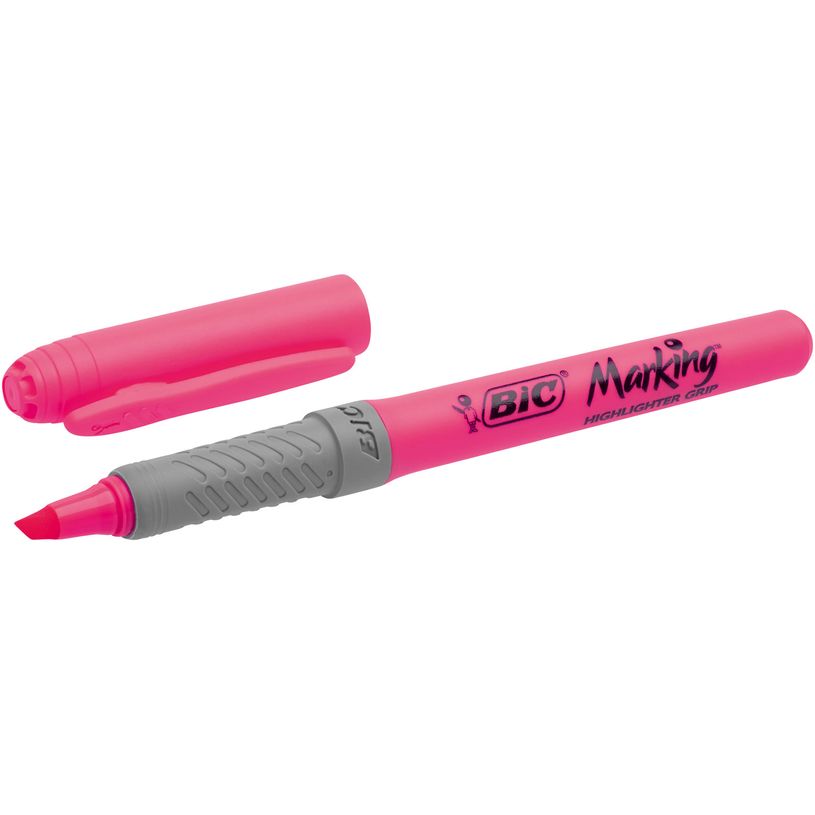0070330331006-BIC Marking Highlighter Grip - Surligneur - rose-P_79433942_3-2