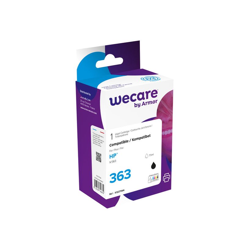 3112539746674-Cartouche compatible HP 363 - noir - Wecare-P_79434211_1-0